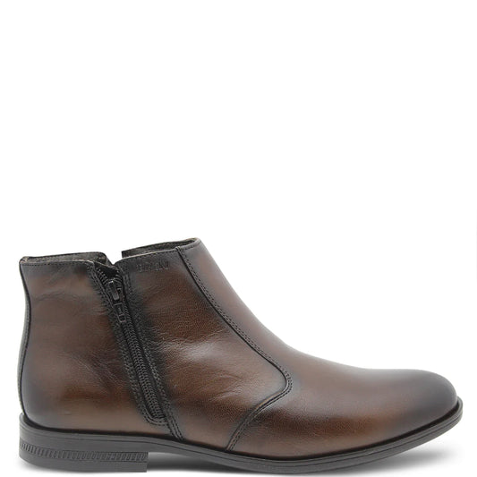 MARCH MENS DRESS BOOT - BROWN